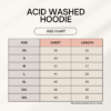 ACID WASHED BLACK HOODIE