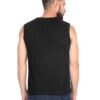 MEN SLEEVELESS BLACK T-SHIRT