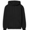 REGULAR BLACK HOODIE