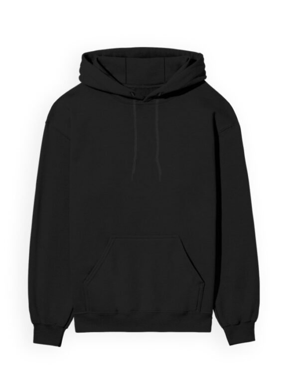 REGULAR BLACK HOODIE