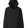 PULLOVER BLACK HOODIE