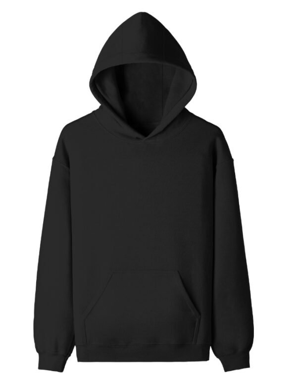 PULLOVER BLACK HOODIE