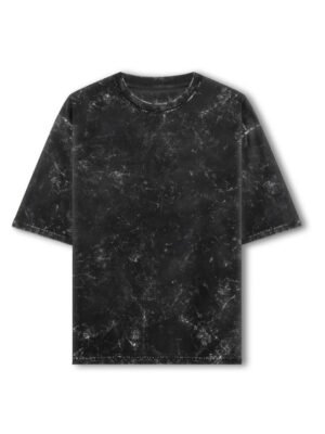 ACID WASHED BLACK TEE