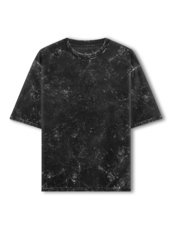 ACID WASHED BLACK TEE