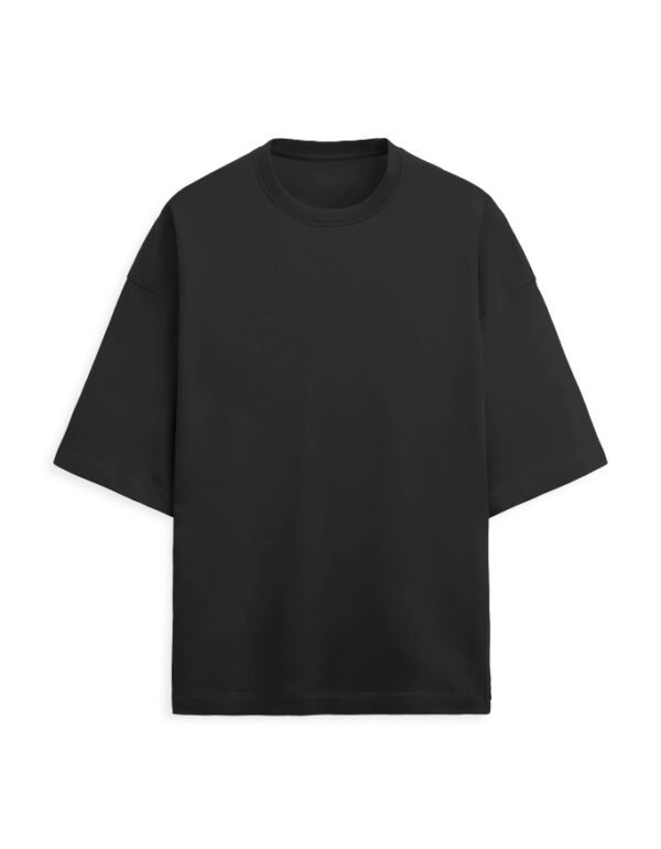 OVERSIZED TERRY BLACK T-SHIRTS