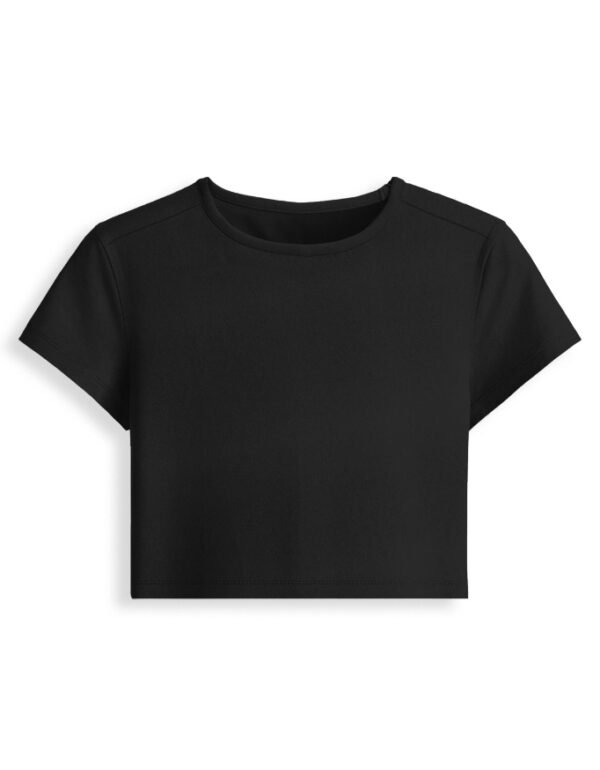 WOMEN BABY BLACK TEE