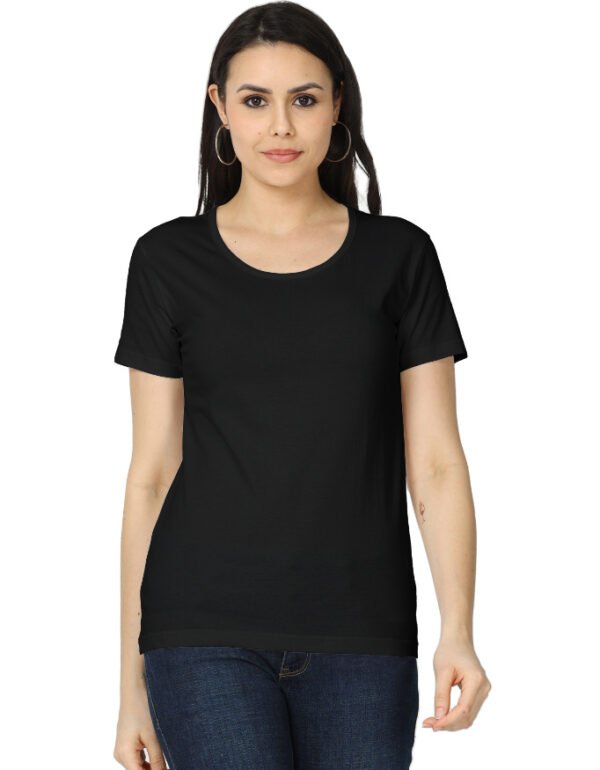 WOMEN BLACK T-SHIRT