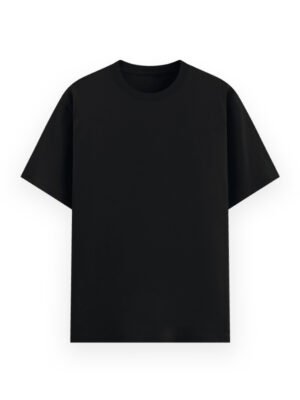 Basic Black T-Shirt Front View