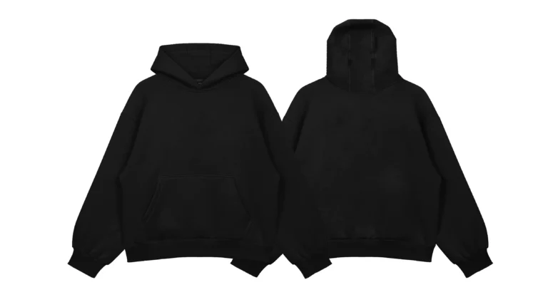 PULLOVER BLACK HOODIE
