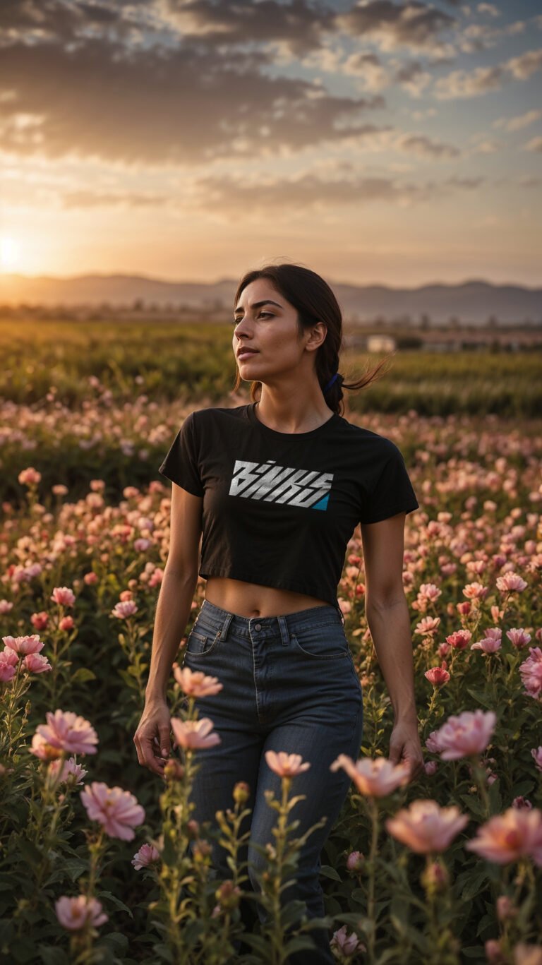 WOMEN BABY BLACK TEE