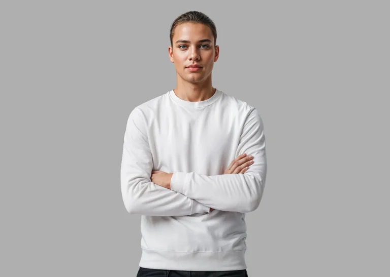 REGULAR BLACK SWEATSHIRT