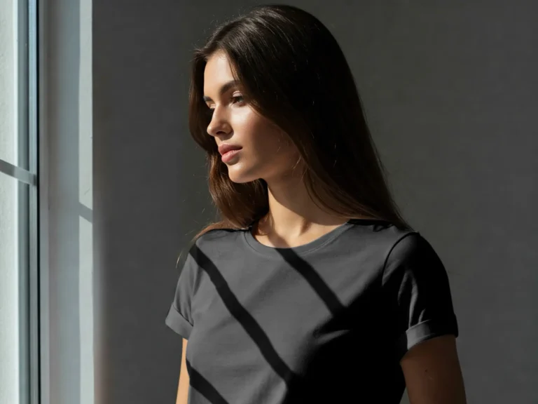 WOMEN BLACK T-SHIRT